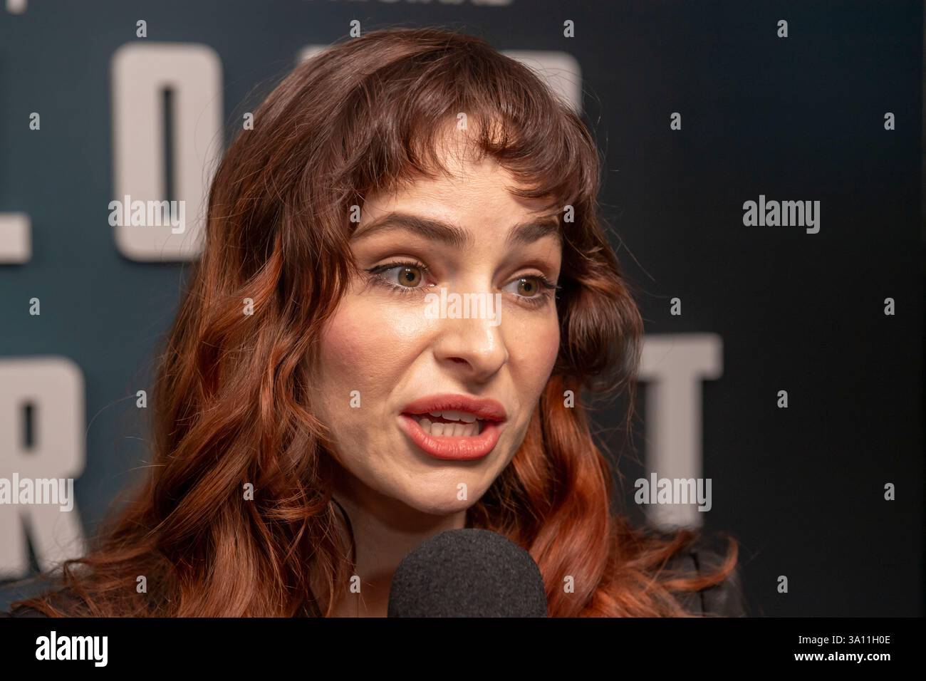 New York, United States. 05th Mar, 2025. Ashleigh Cummings attends the Peacock's "Long Bright