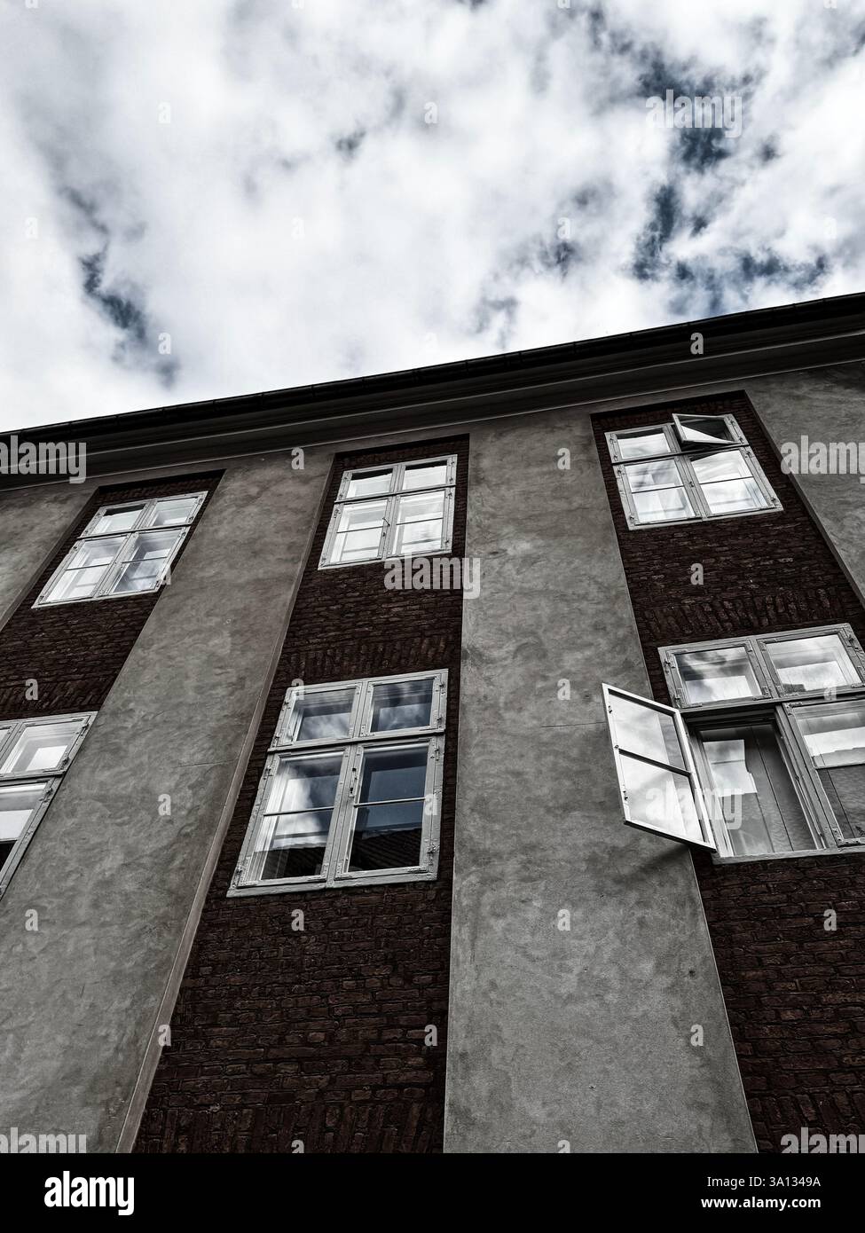 Building in Denmark - Smartphone Captured Stock Image