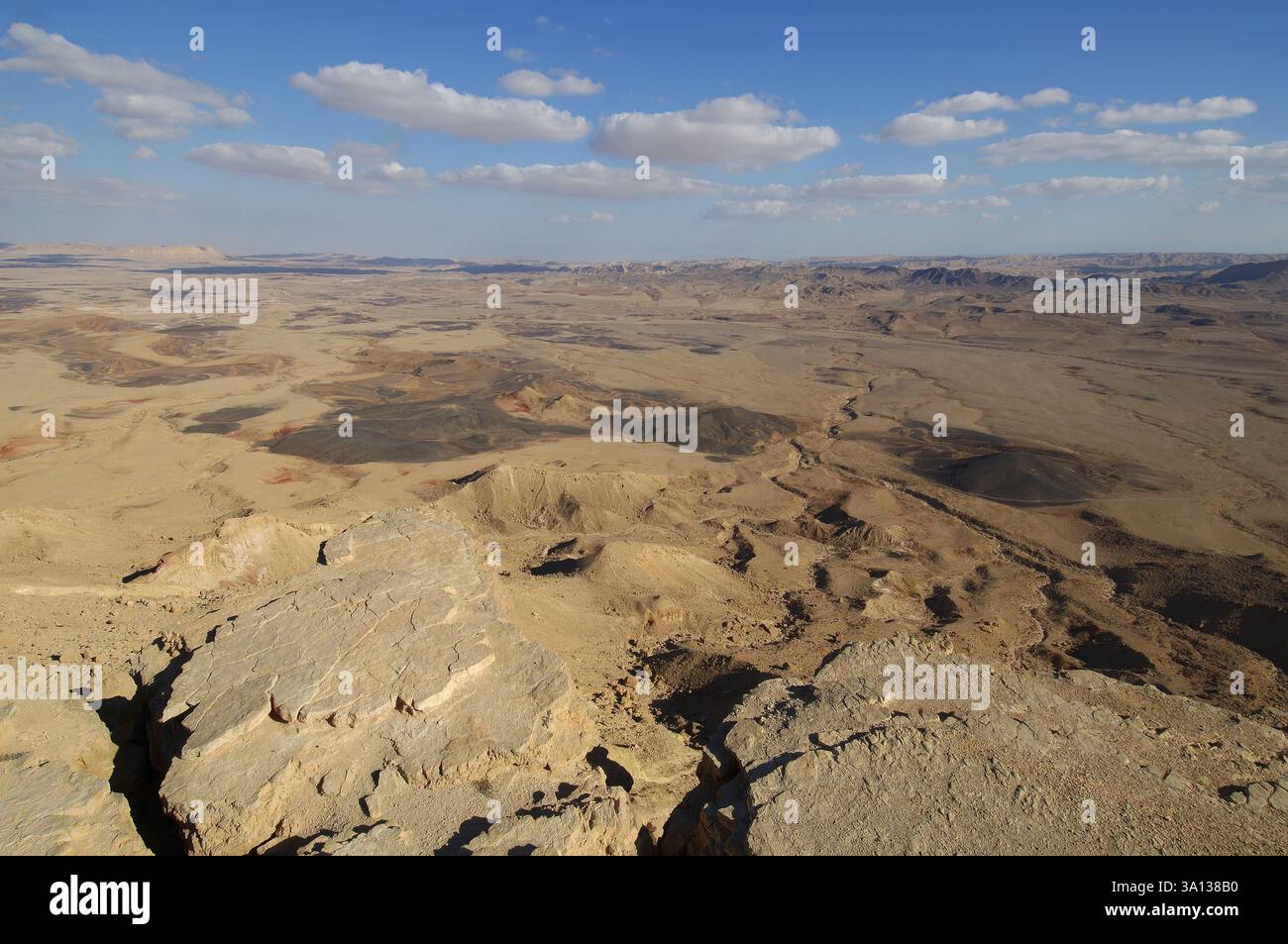 North Ramon Platform View from the tip of the north crest of Makhtesh Ramon Crater a ...
