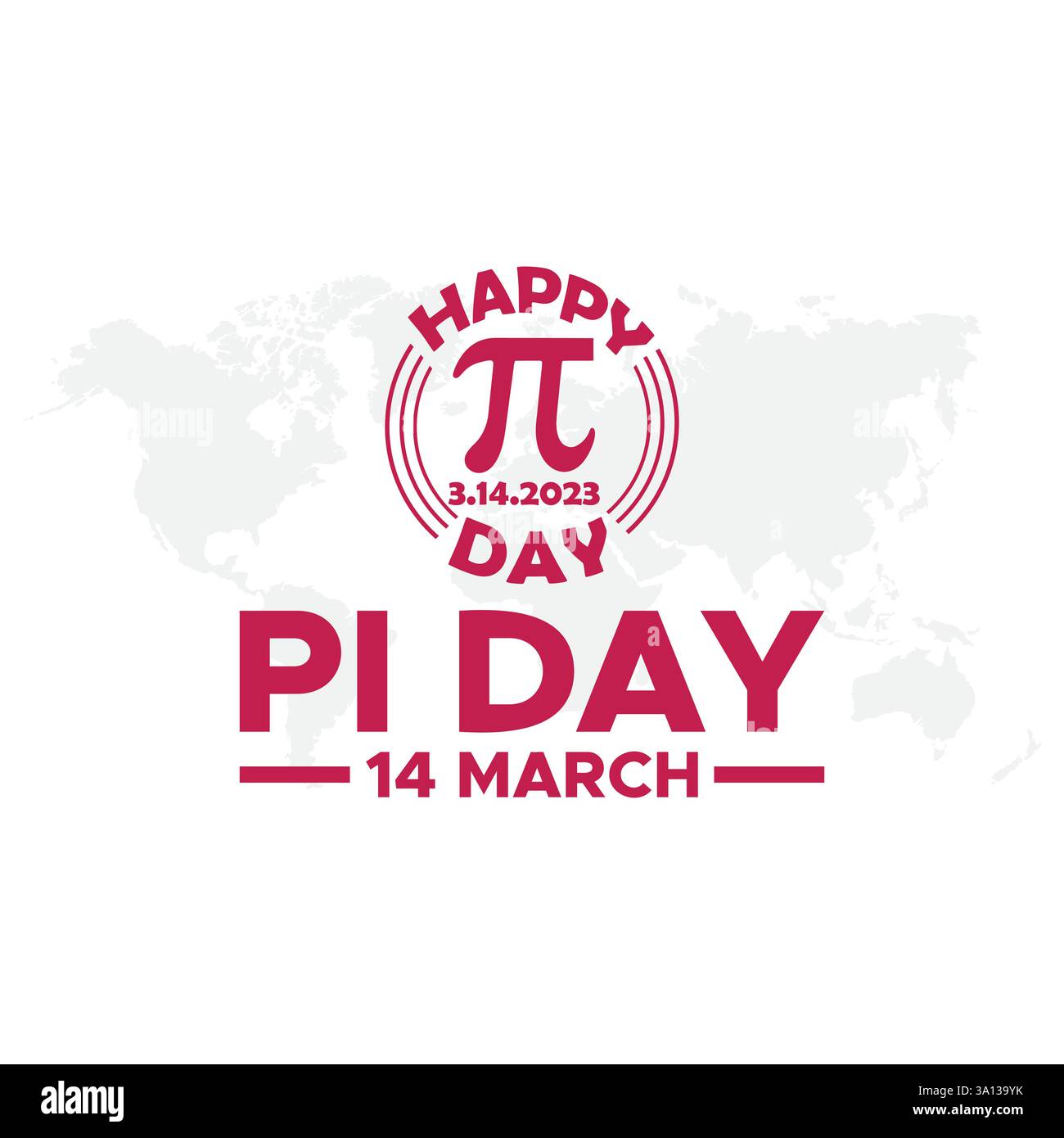 Happy Pi Day Design. Happy Pi Day vector Design template. International ...