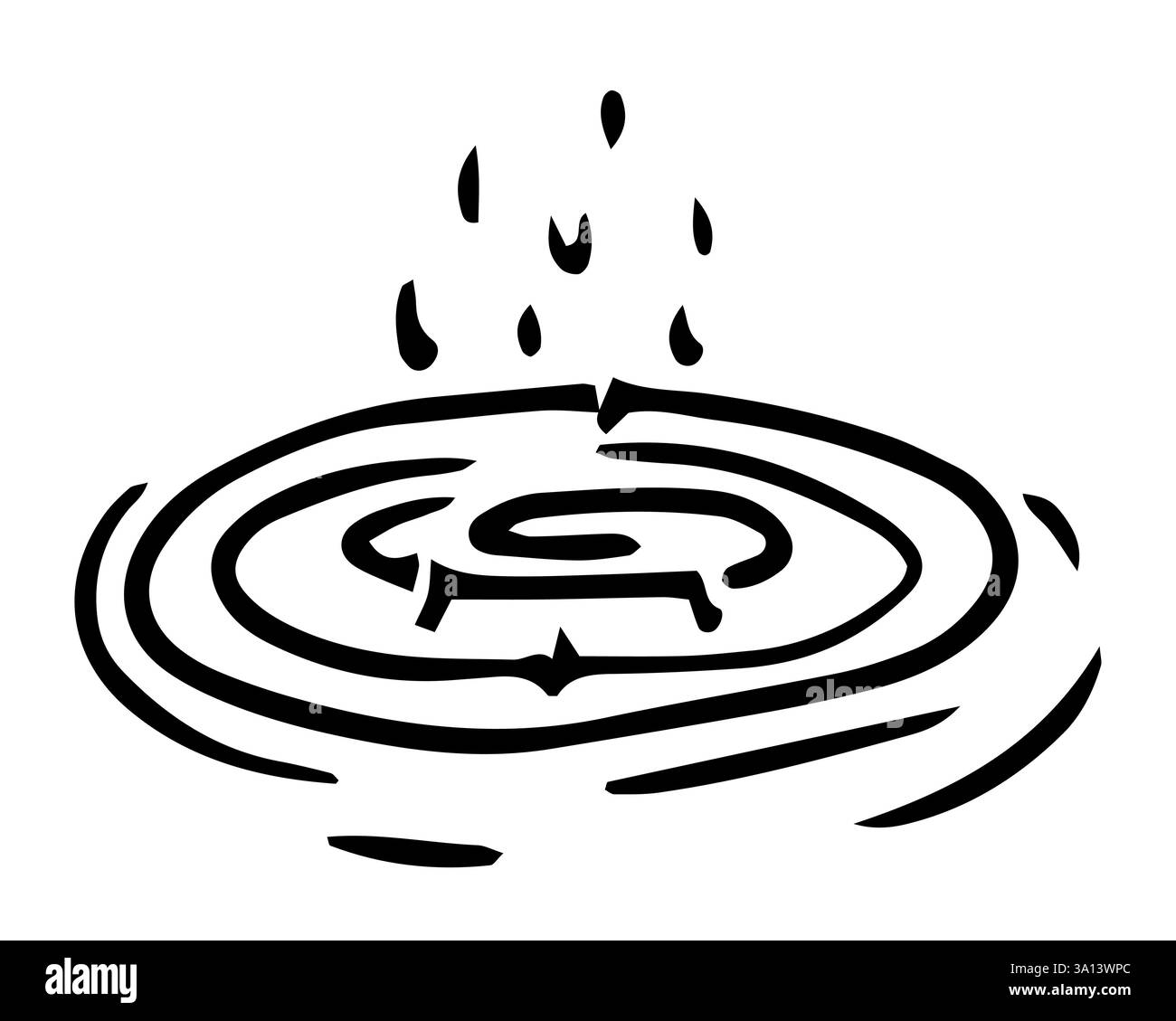 Concentric circles of water Black and White Stock Photos \u0026 Images - Alamy, image size:1300x1129