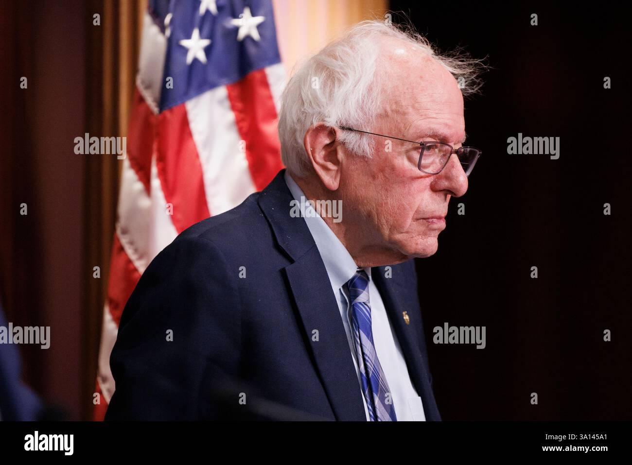Sen. Sanders Senator Bernie Sanders (I-VT) is seen during a press conference with ...