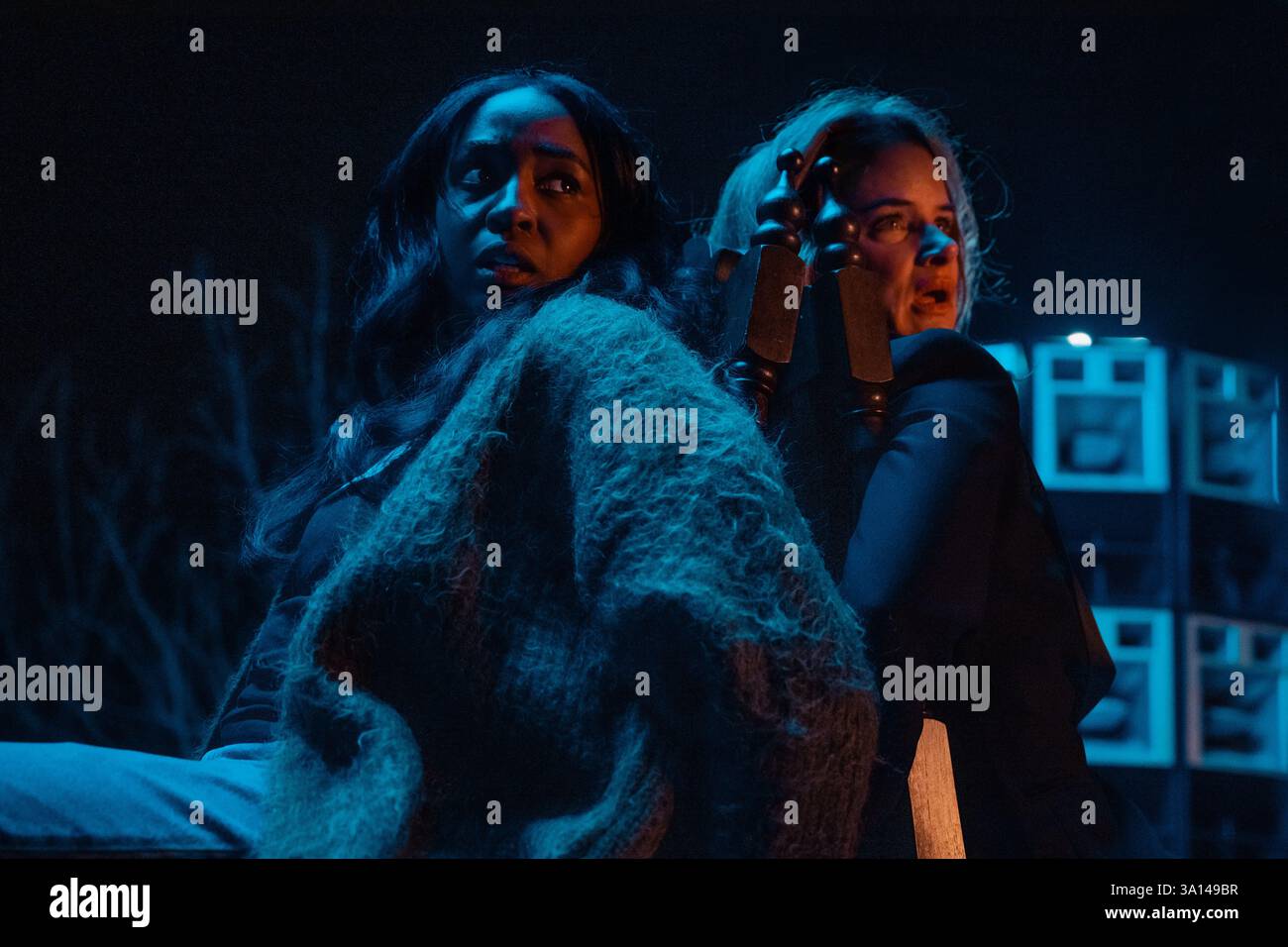 RELEASE DATE: March 14, 2025. TITLE: Opus. STUDIO: A24. DIRECTOR: Mark Anthony Green. PLOT: An iconic pop star returns after decades missing. STARRING: AYO EDEBIRI as Ariel Ecton, JULIETTE LEWIS as Clara Armstrong. (Credit Image: © A24/Entertainment Pictures/ZUMAPRESS.com) EDITORIAL USAGE ONLY! Not for Commercial USAGE! Stock Photo