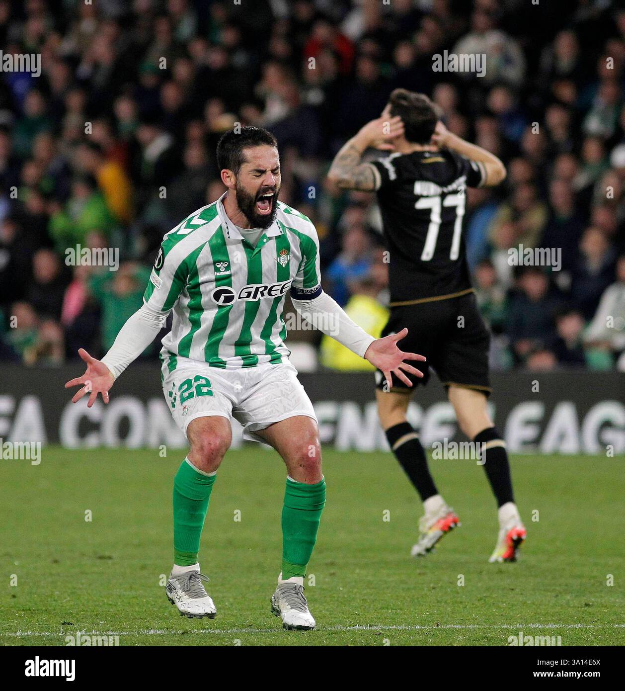 UEFA Conference League soccer match Betis vs Vitoria de Guimaraes at ...