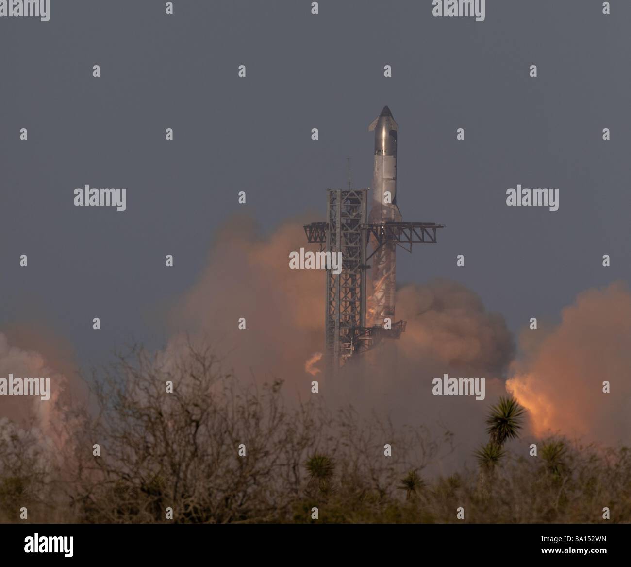 On a clear late afternoon SpaceX launched Starship Flight 8 at 5:30 PM ...