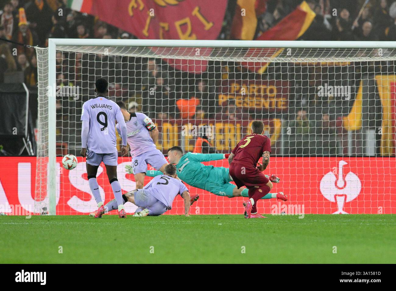 6th Mar 2025, Olimpico Stadium, Rome, Italy; Uefa Europa League Last 16 ...