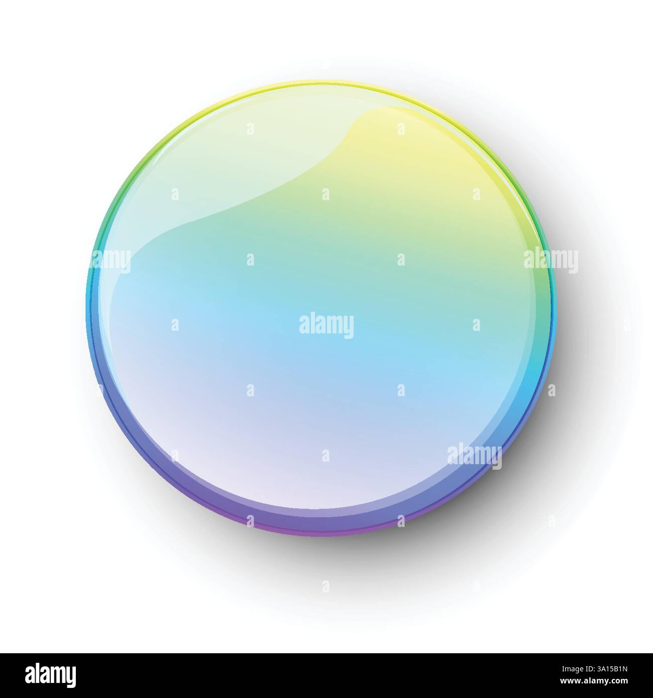 A vibrant, multicolored circular vector design Stock Vector