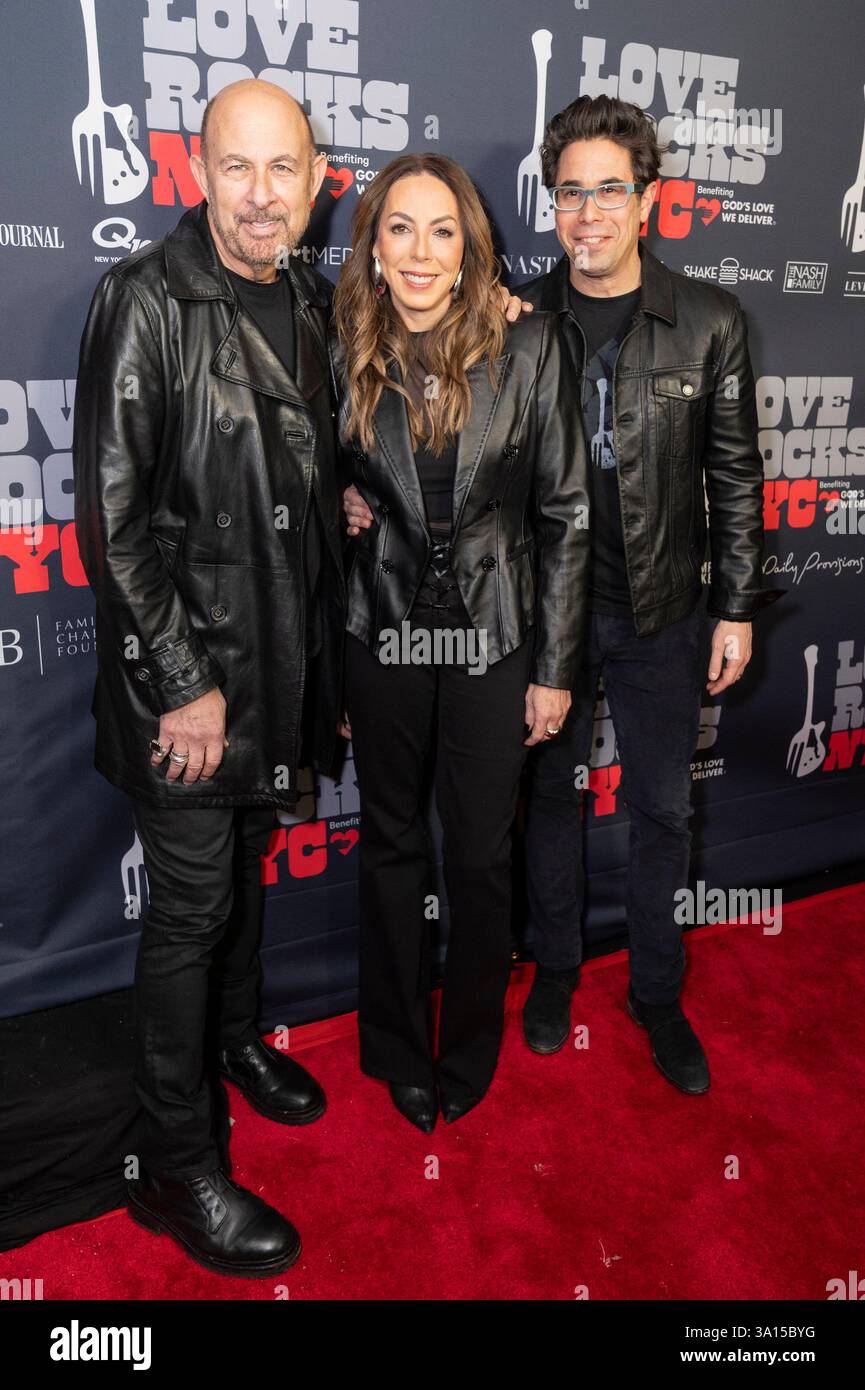 New York, United States. 06th Mar, 2025. John Varvatos, Nicole Rechter ...