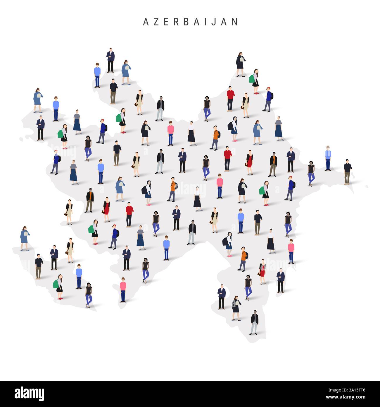 Azerbaijan Population Map Large Group Of Realistic A Diverse Crowd Of azerbaijan-population-map-large-group-of-realistic-a-diverse-crowd-of