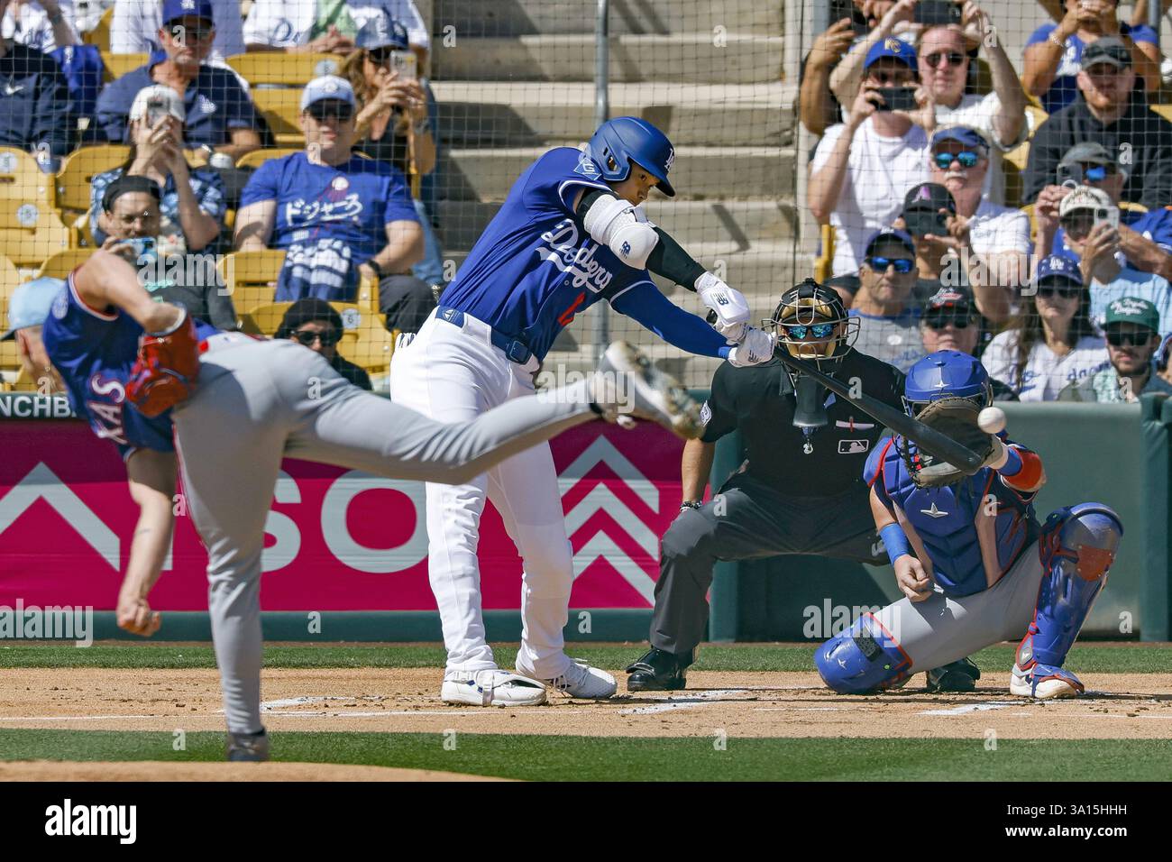 Dodgers Ohtani two-hit game Arizona stadium Impact on the NL West Race