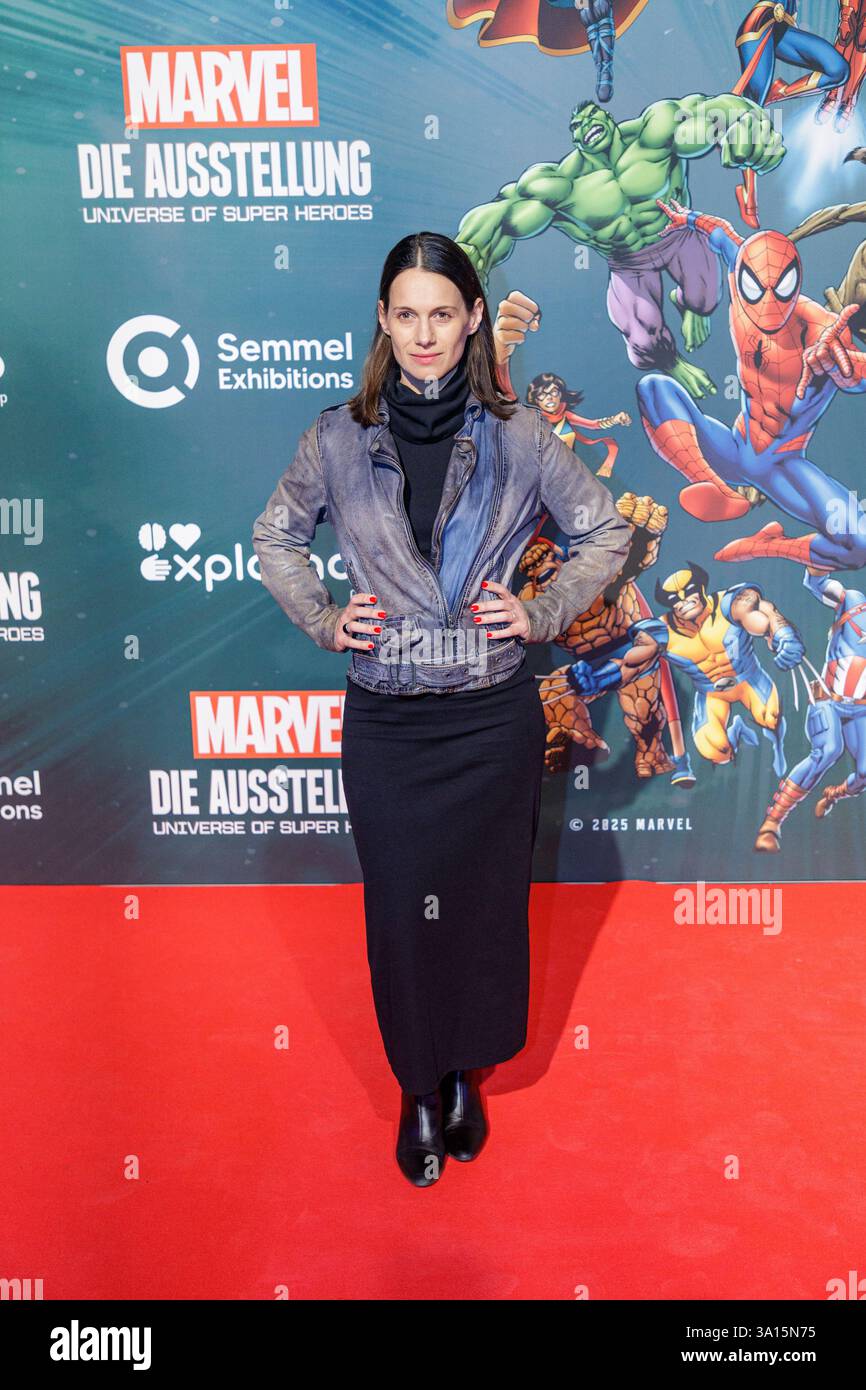 06.03.2025. Köln. Marvel: Die Ausstellung - Universe Of Super Heroes. Die spektakuläre internationale Wanderausstellung Marvel öffnet ihre Tore im ODY Stock Photo