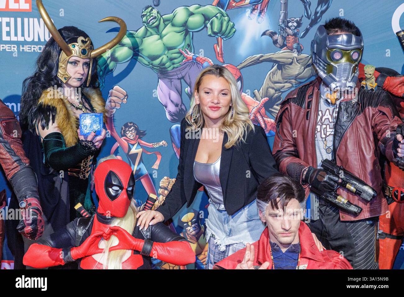 06.03.2025. Köln. Marvel: Die Ausstellung - Universe Of Super Heroes. Die spektakuläre internationale Wanderausstellung Marvel öffnet ihre Tore im ODY Stock Photo