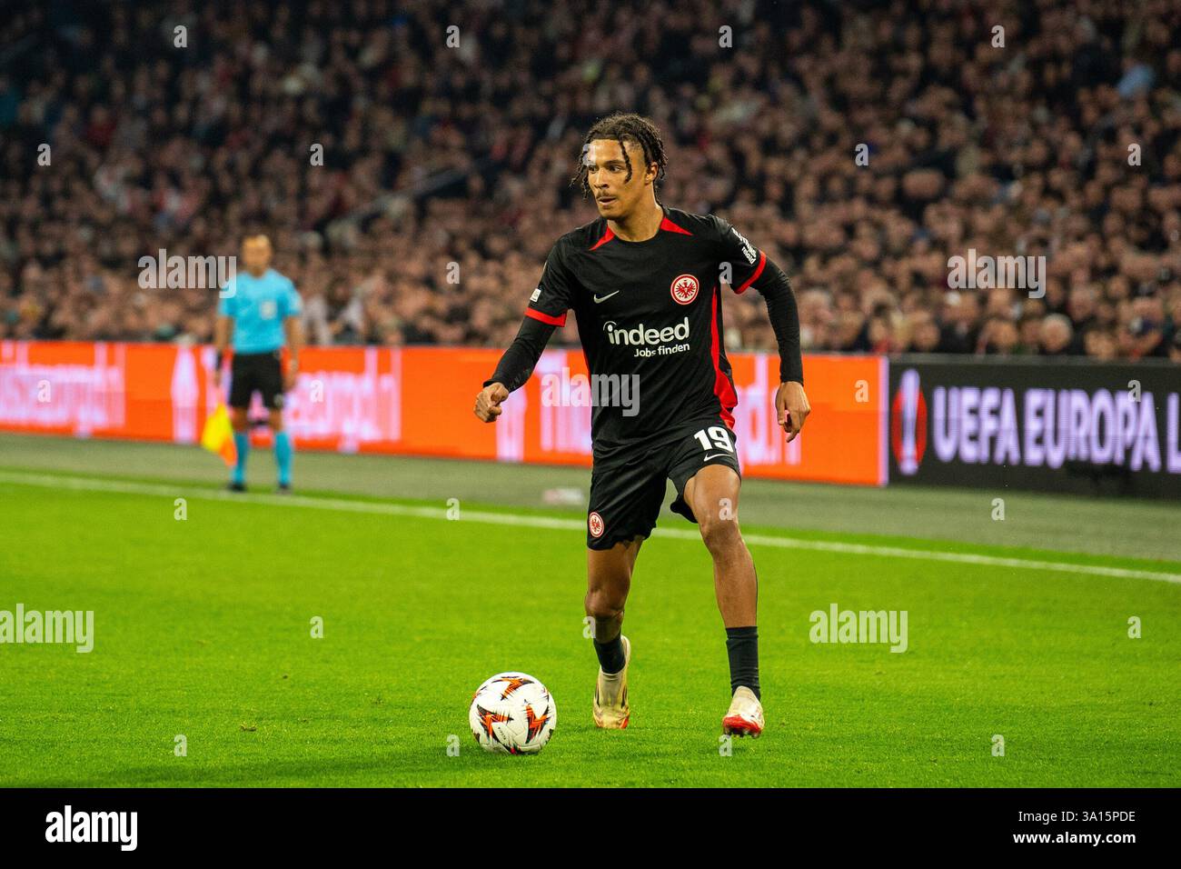Amsterdam, Niederlande. 06th Mar, 2025. Jean-Matteo Bahoya (Eintracht ...