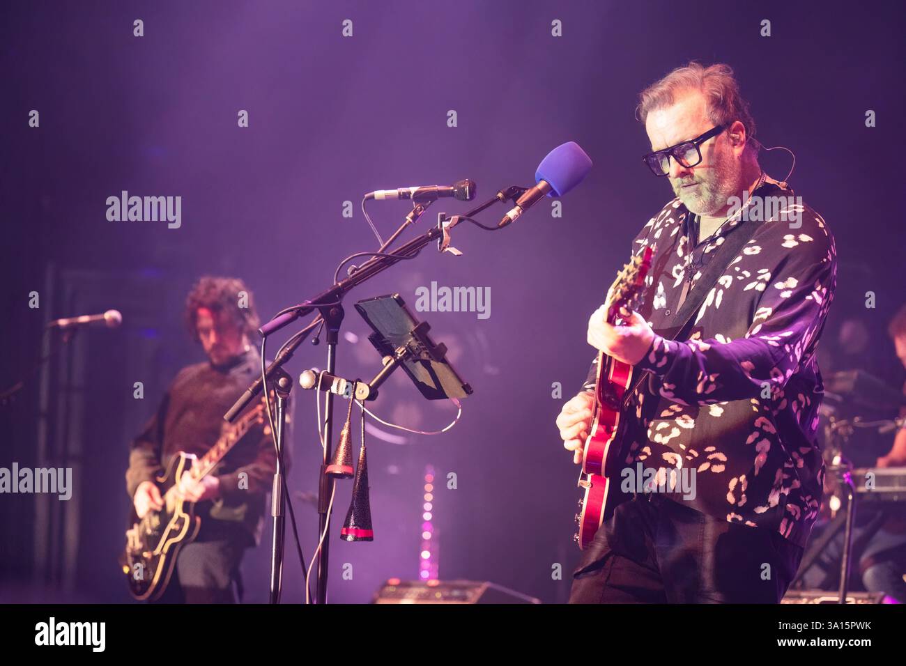 Manchester, UK. 06th March 2025. Jimi Goodwin, Jez Williams and Andy ...