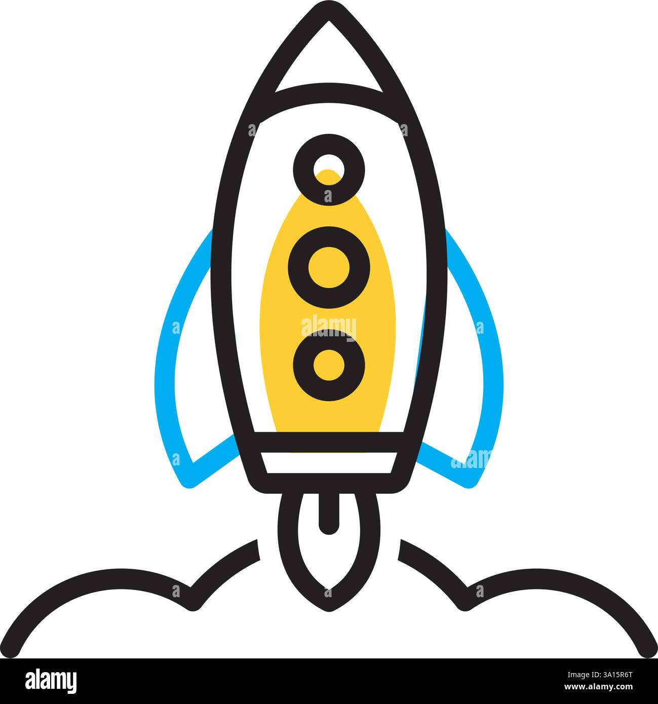 Icon for jet pack,interface Stock Vector