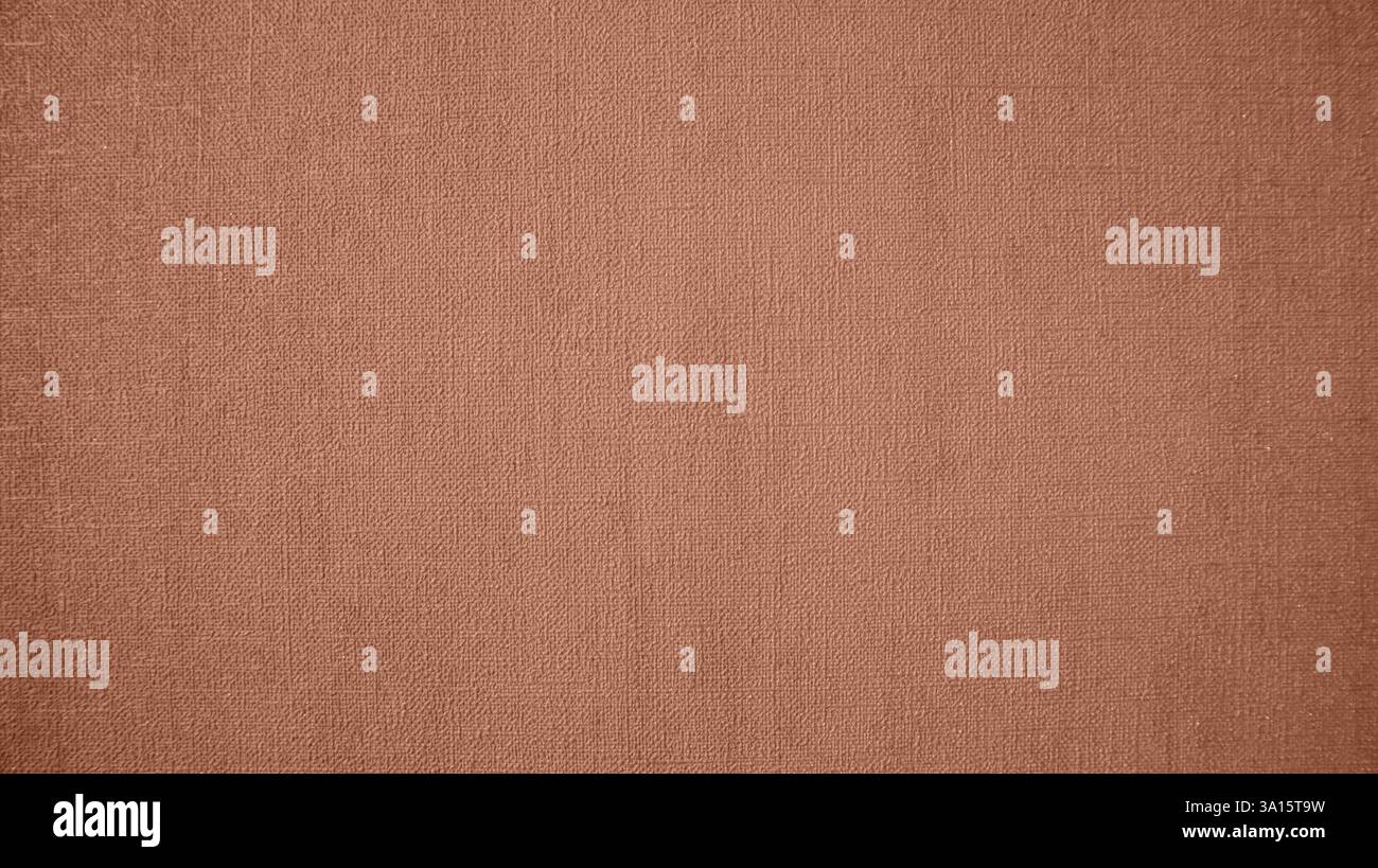 Mocha Mousse textured background. Texture of small dots and lines. Blur the background at the edges. Central part of the background is clear. Fabric, Stock Photo