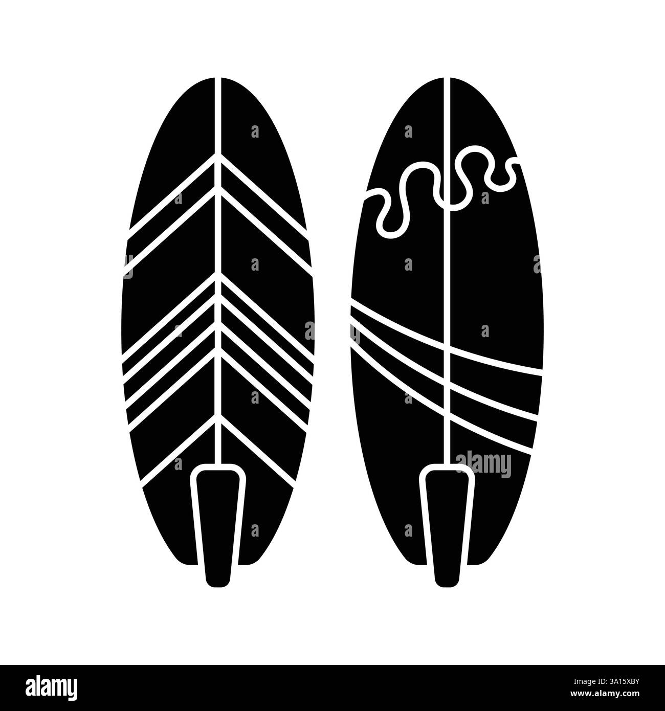 Surfboards icon, beach adventure, seaside vector design Stock Vector ...