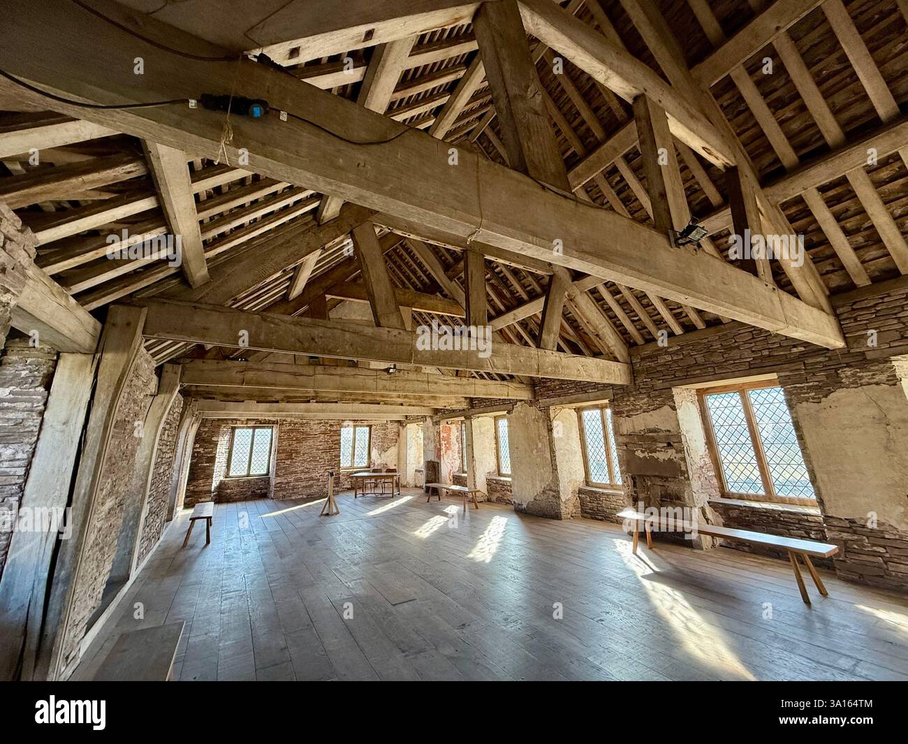 Tretower Court and Castle, Powys, Wales - Smartphone Captured Stock Image