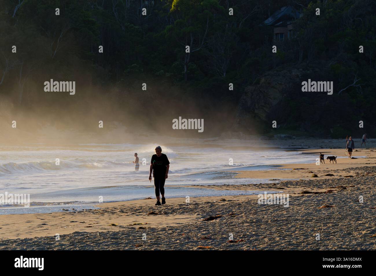 One Morning On Tathra Beach Stock Photo