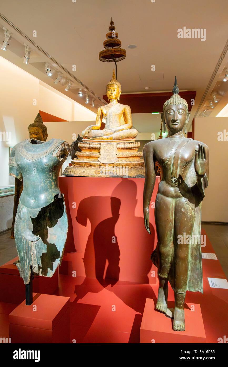 France, Paris, Guimet Museum, Thailand, Buddhas Stock Photo