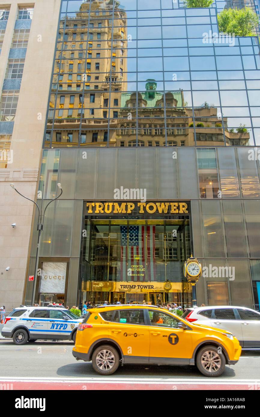 United States, New York State, New York City, 5th Avenue, Trump Tower Stock Photo