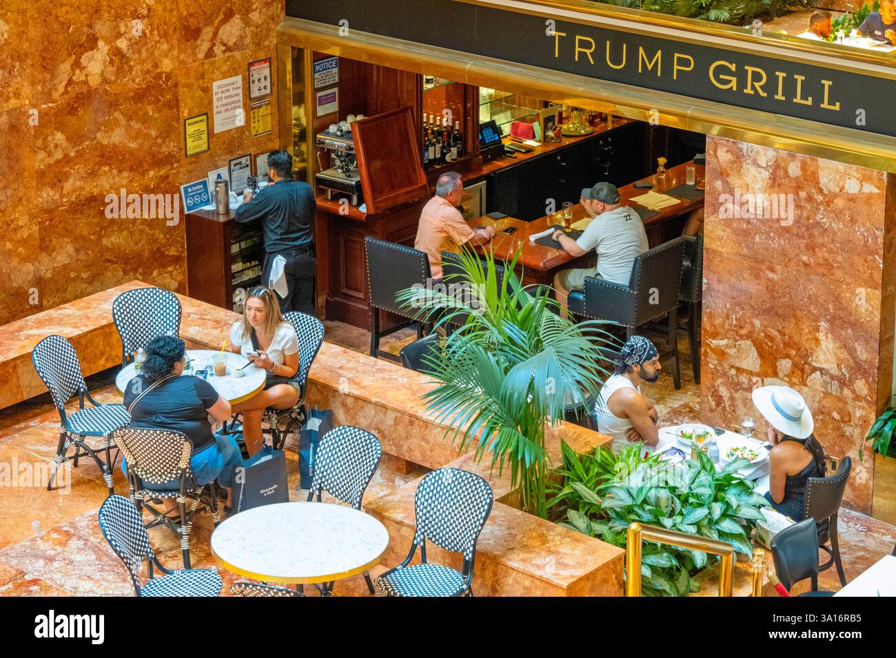 United States, New York State, New York City, 5th Avenue, Trump Tower Stock Photo