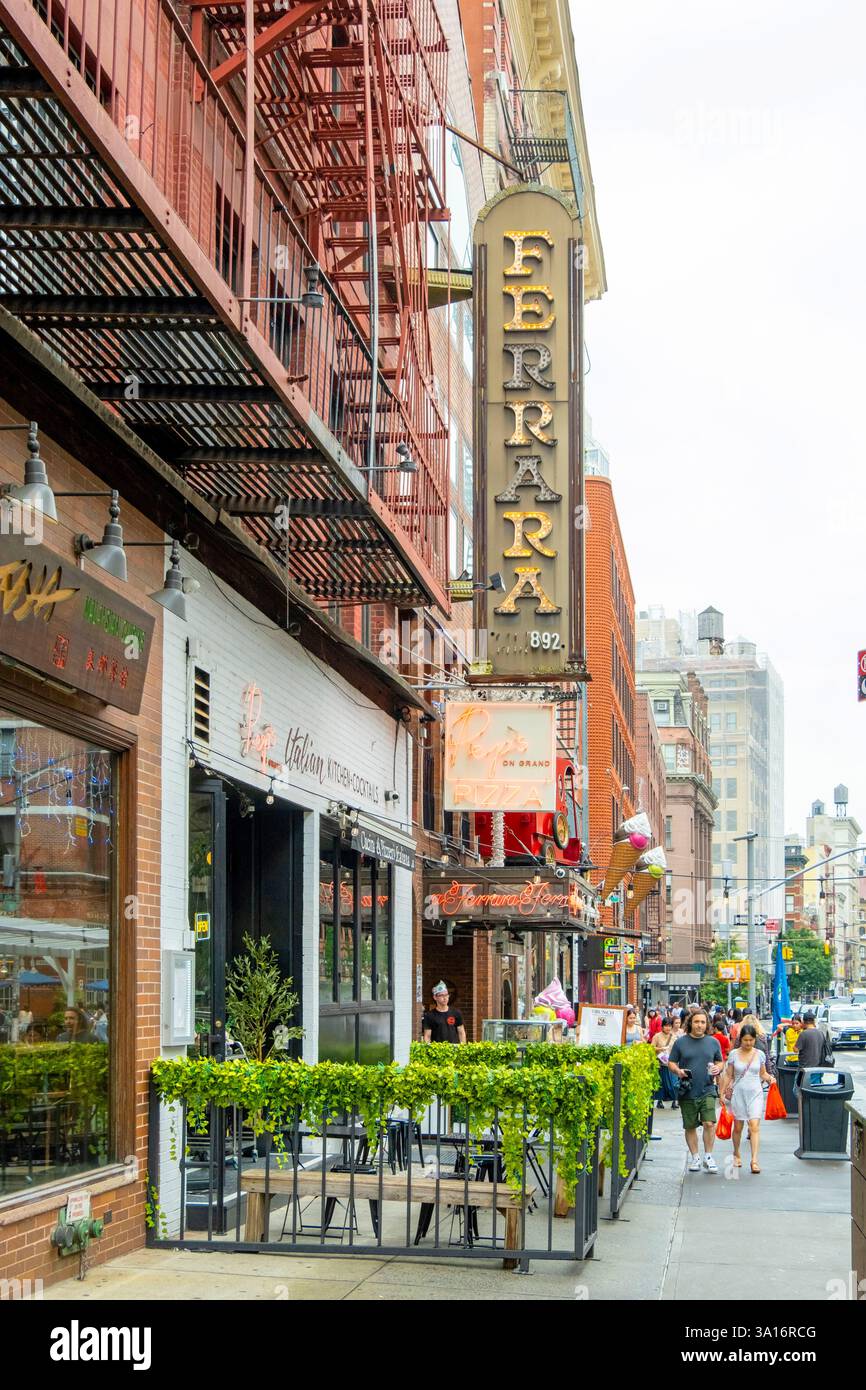 United States, New York State, New York City, Little Italy Stock Photo