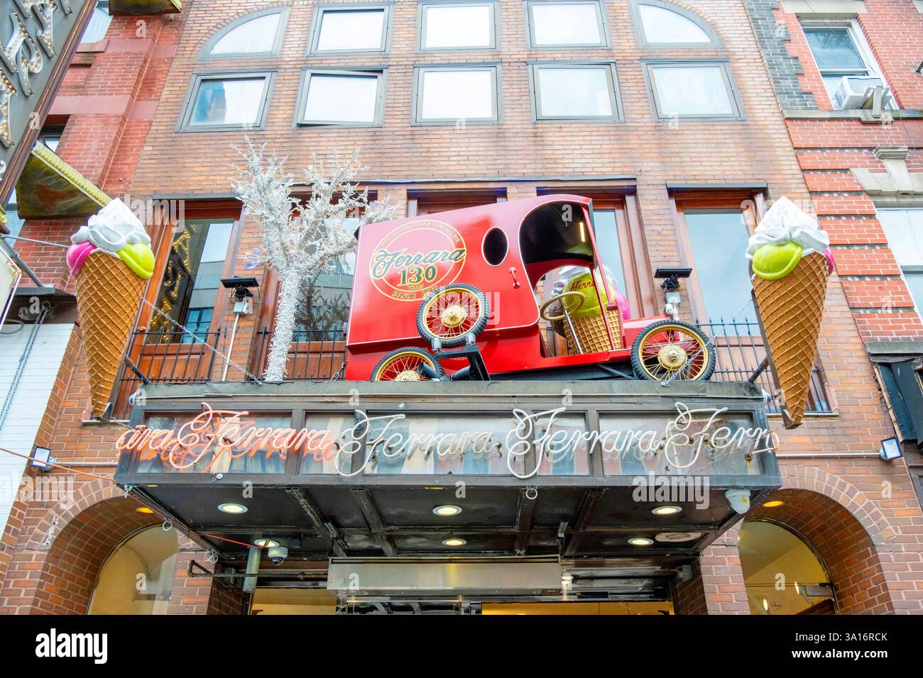 United States, New York State, New York City, Little Italy, Mulberry Street Stock Photo