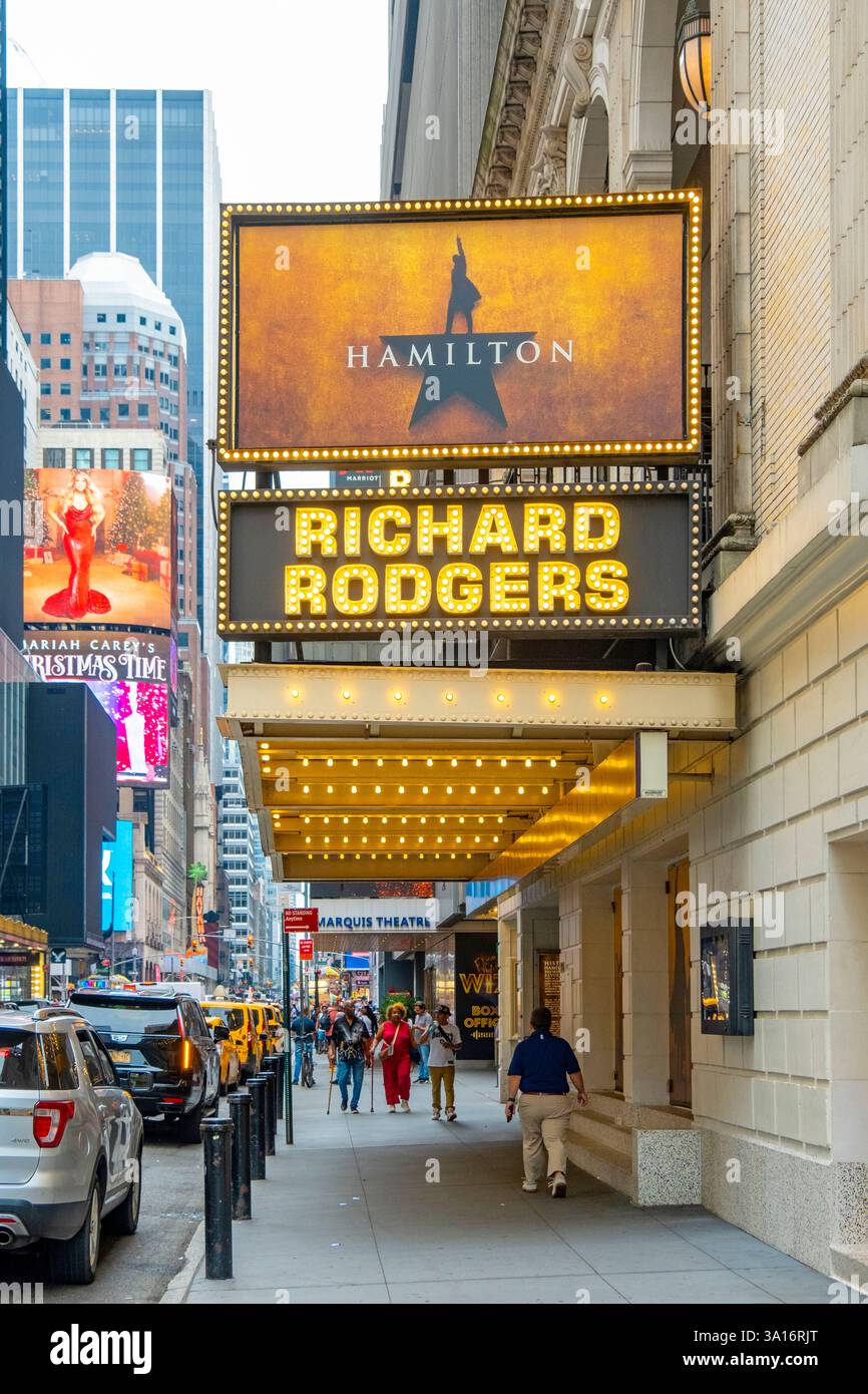 United States, New York State, New York City, Manhattan, Broadway musical Stock Photo