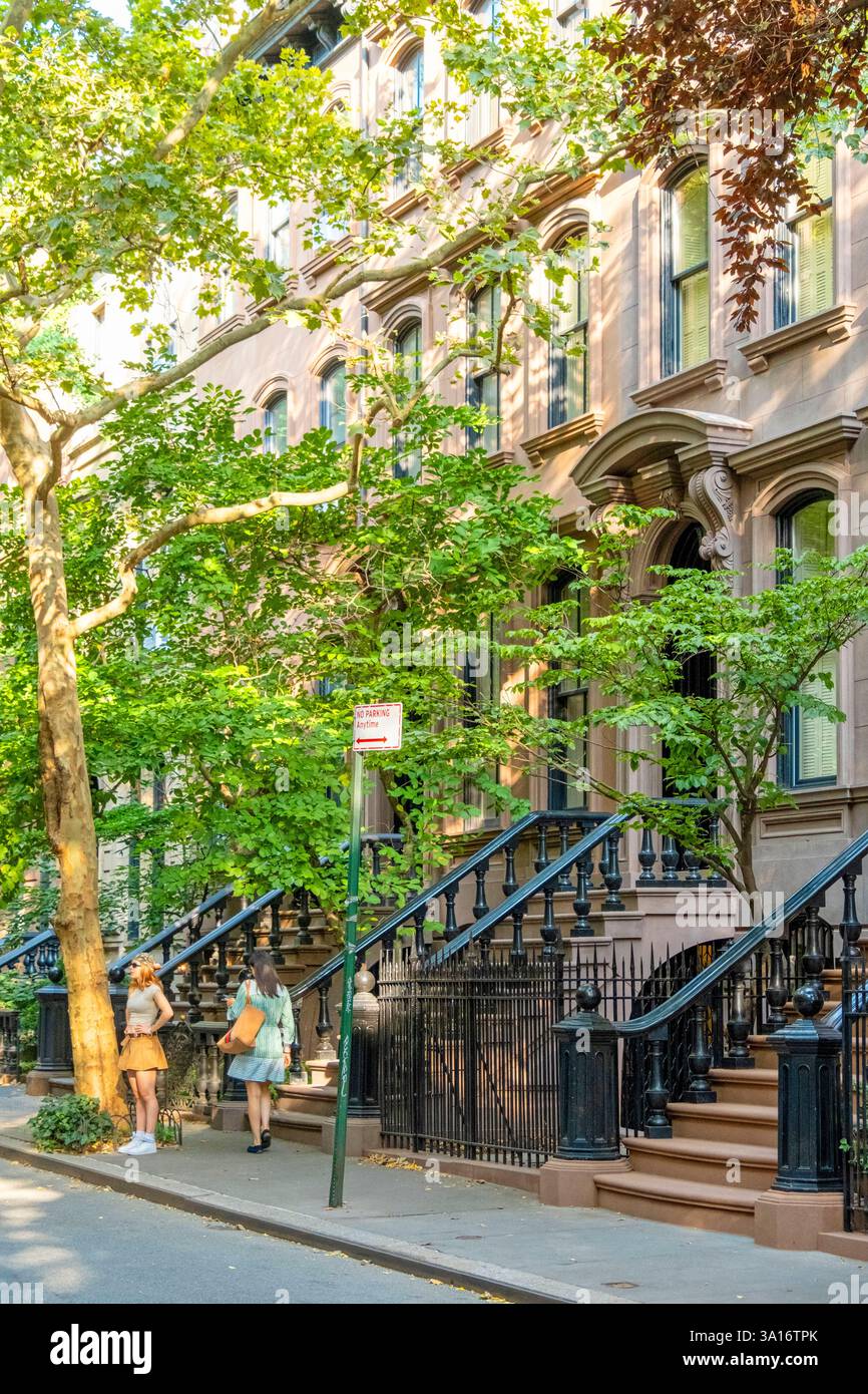 United States, New York State, New York City, Manhattan, West Village Stock Photo