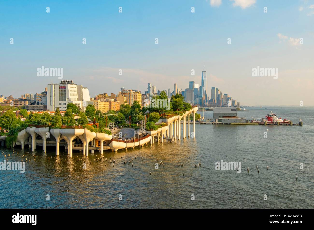 United States, New York State, New York City, Manhattan, Chelsea, Little Island Stock Photo