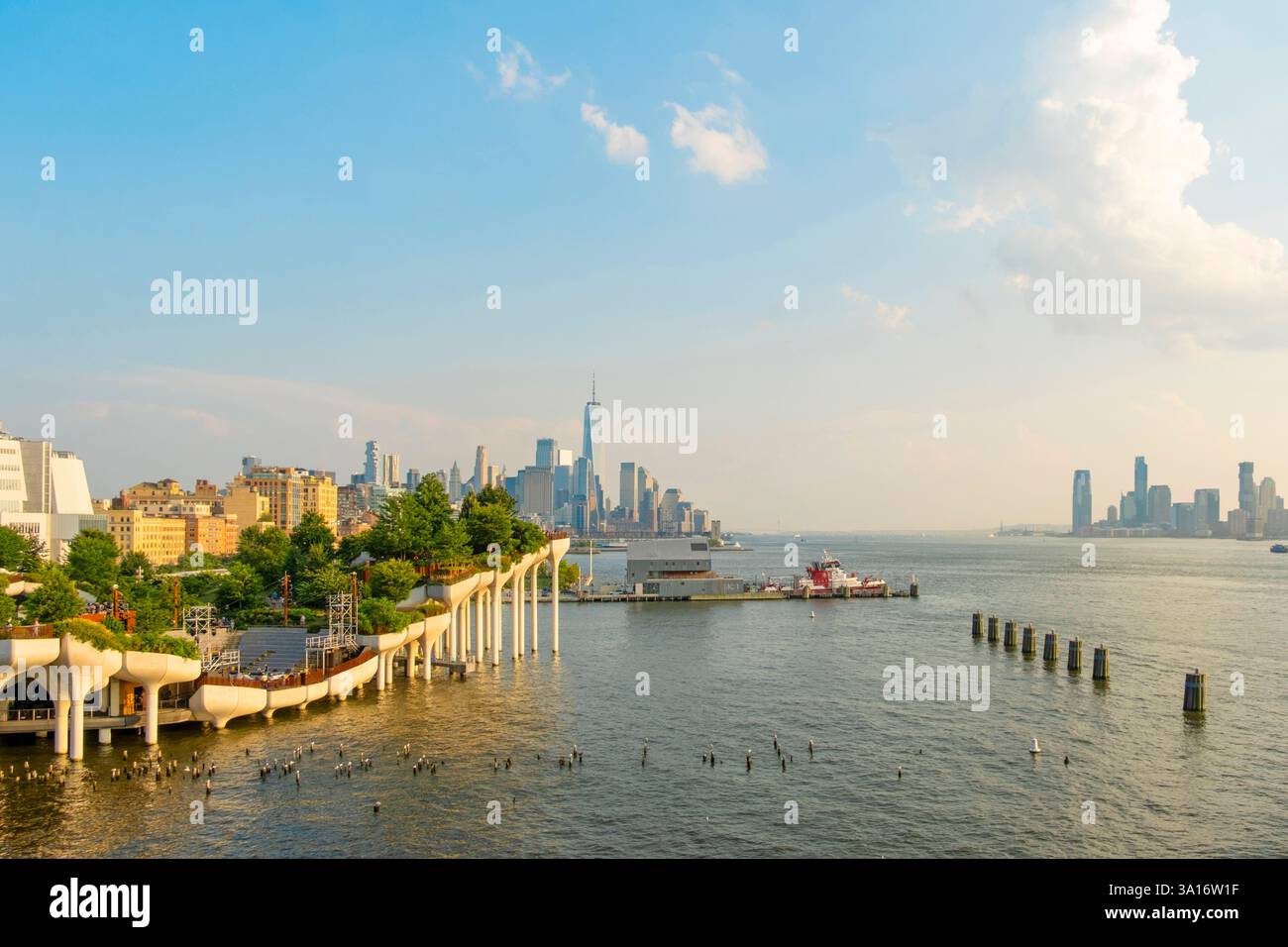 United States, New York State, New York City, Manhattan, Chelsea, Little Island Stock Photo