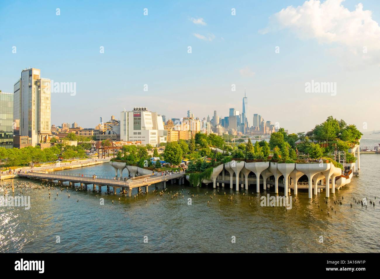 United States, New York State, New York City, Manhattan, Chelsea, Little Island Stock Photo