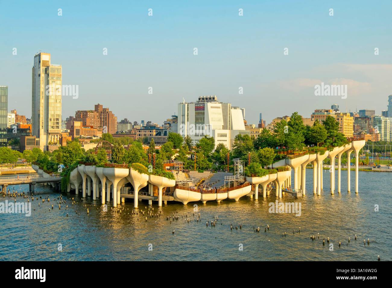 United States, New York State, New York City, Manhattan, Chelsea, Little Island Stock Photo