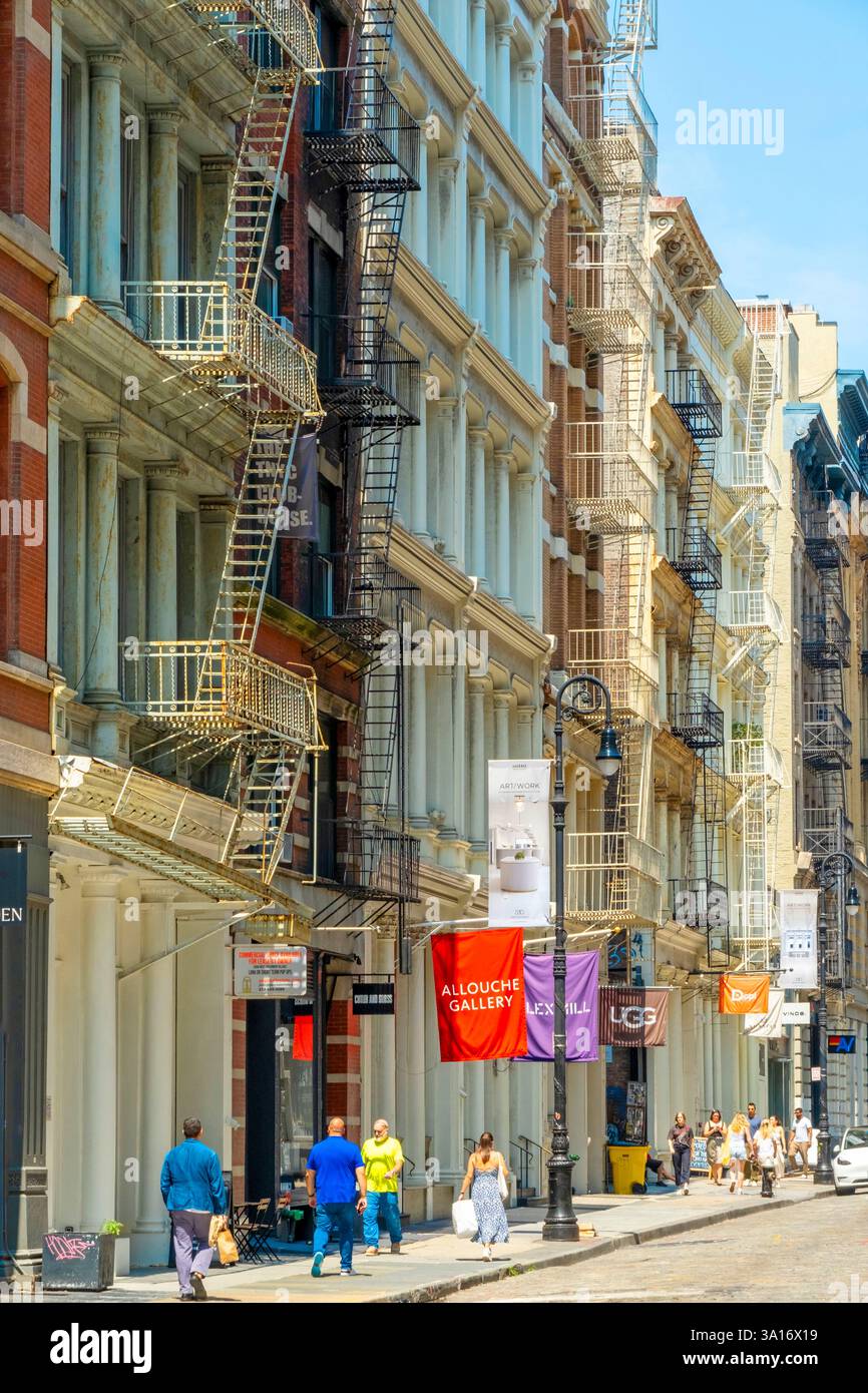 United States, New York State, New York City, Manhattan, Soho Stock Photo