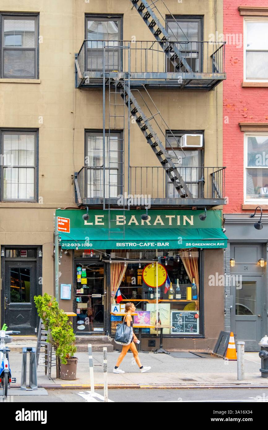 United States, New York State, New York City, Manhattan, Greenwich Village Stock Photo