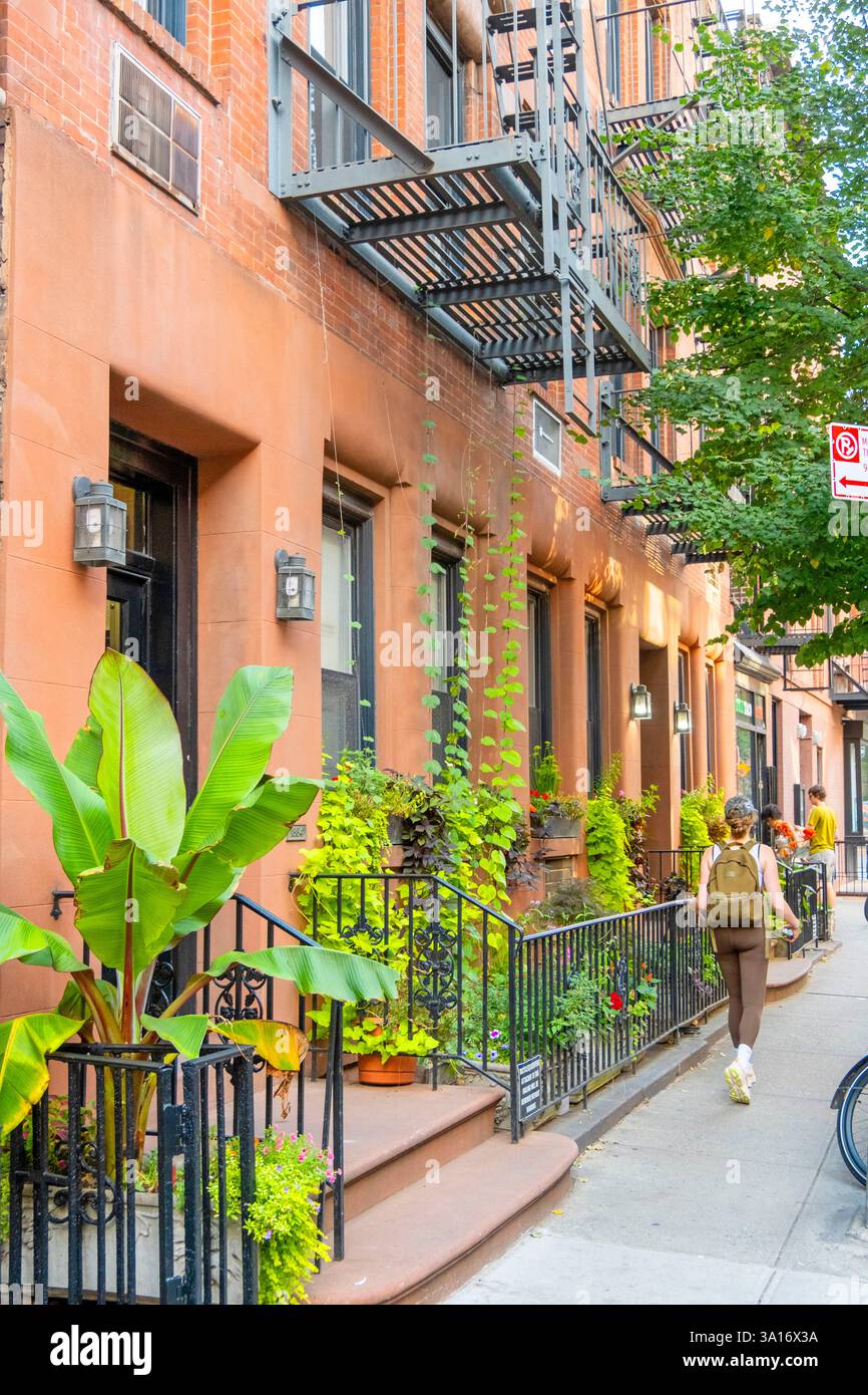 United States, New York State, New York City, Manhattan, Greenwich Village Stock Photo
