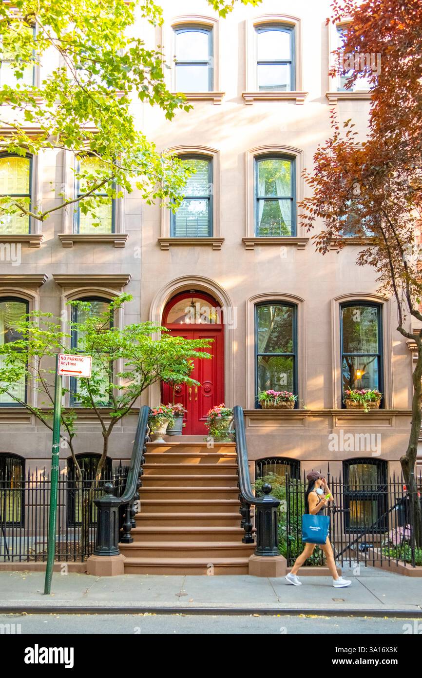 United States, New York State, New York City, Manhattan, Greenwich Village Stock Photo