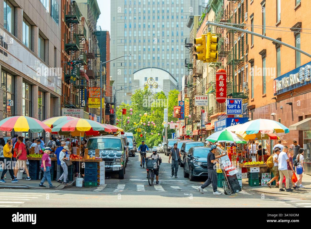 United States, New York State, New York City, Manhattan, Chinatown Stock Photo