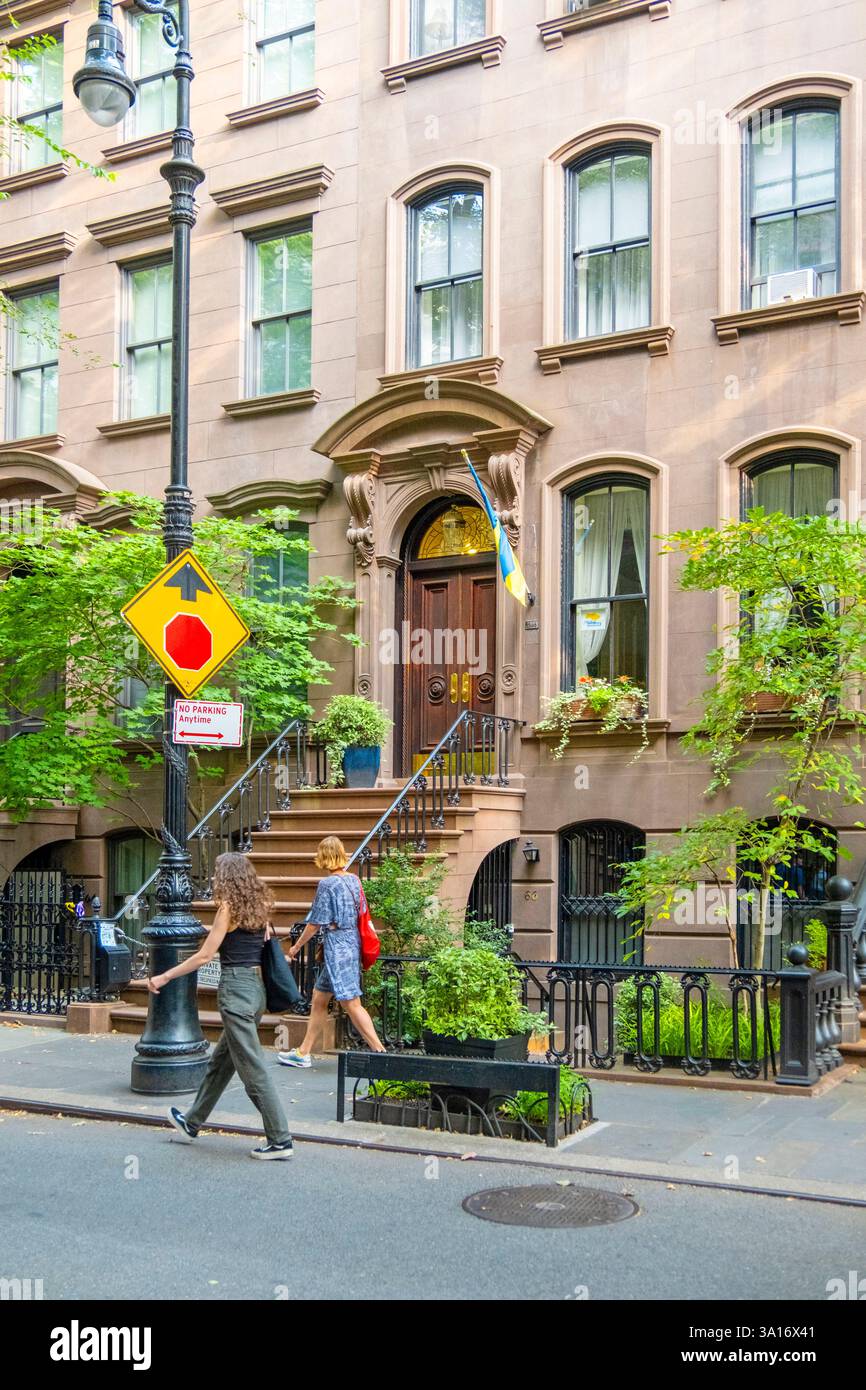 United States, New York State, New York City, Manhattan, Greenwich Village Stock Photo