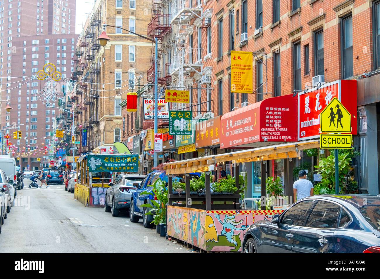 United States, New York State, New York City, Manhattan, Chinatown Stock Photo