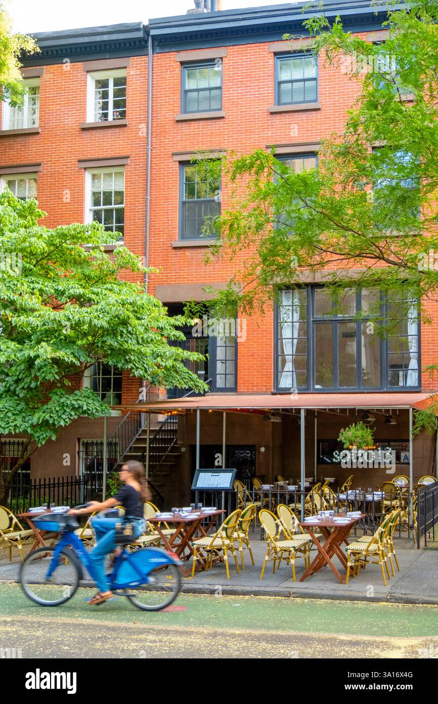 United States, New York State, New York City, Manhattan, Greenwich Village Stock Photo