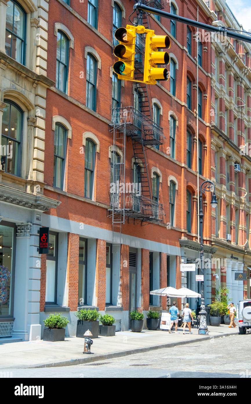 United States, New York State, New York City, Manhattan, Greenwich Village Stock Photo