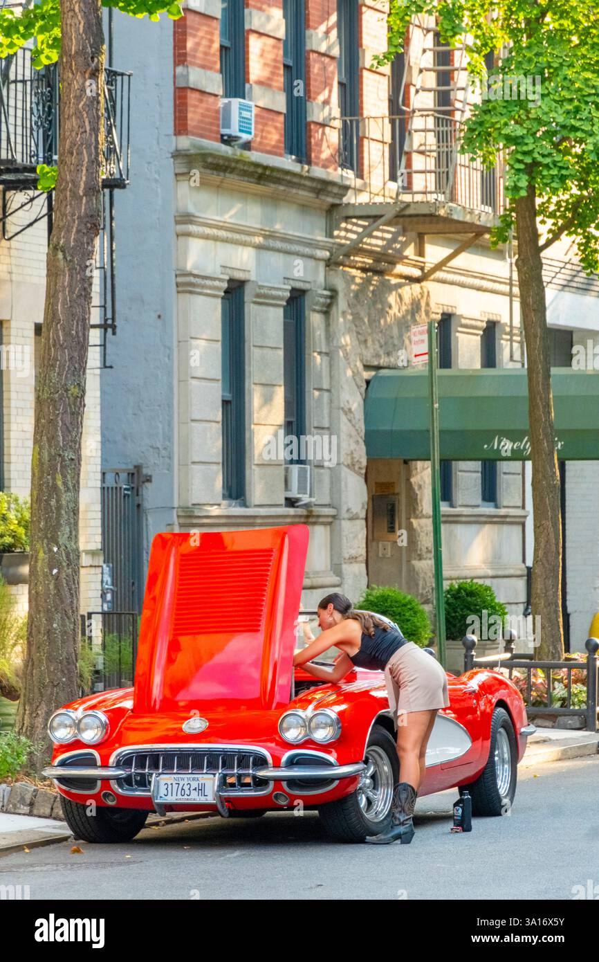United States, New York State, New York City, Manhattan, Greenwich Village Stock Photo