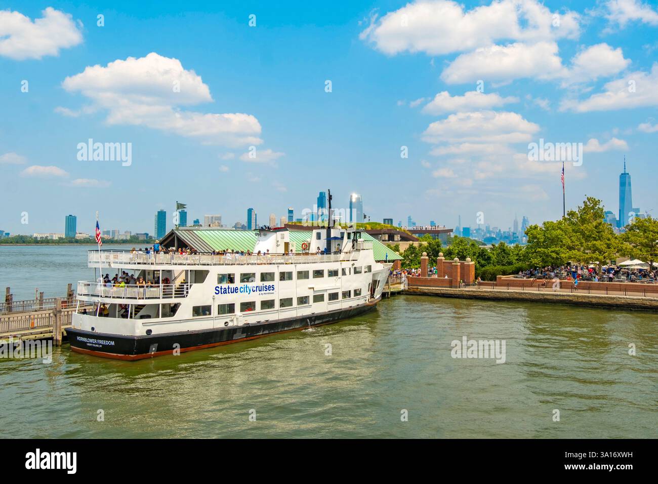 United States, New York State, New York City, ferry to the Statue of Liberty Stock Photo