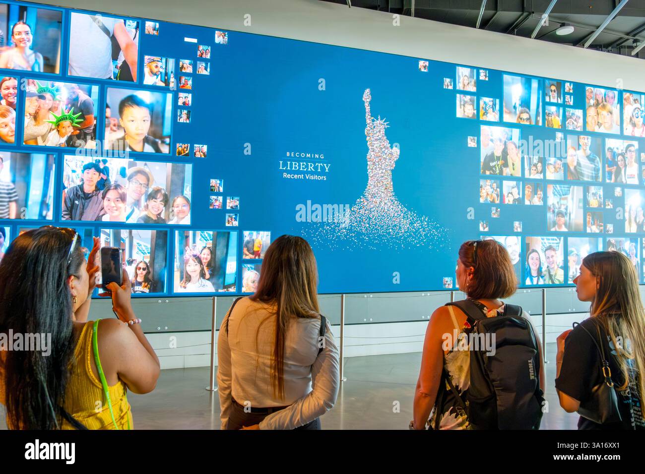 United States, New York State, New York City, the Statue of Liberty Museum Stock Photo
