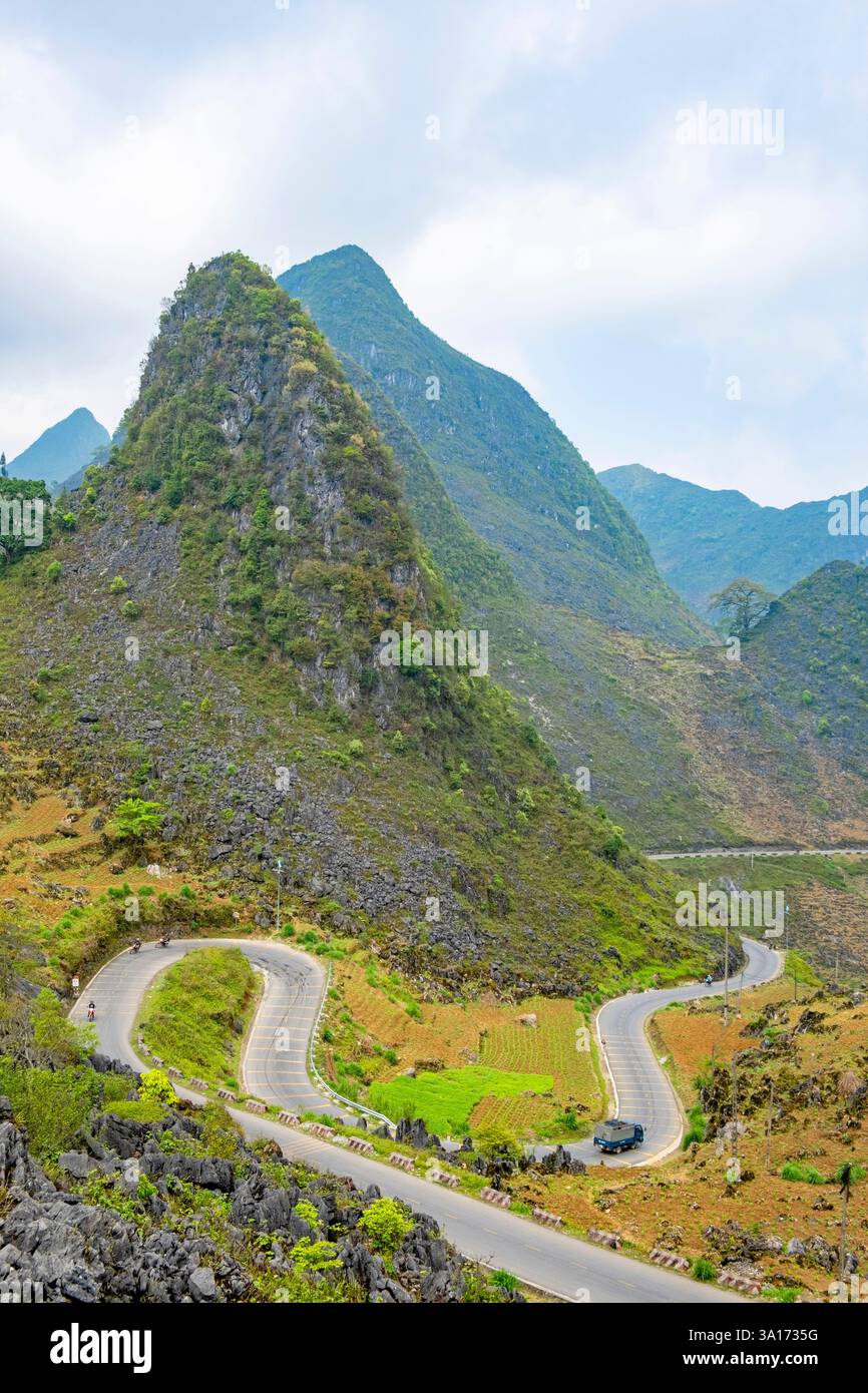Vietnam, Upper Tonkin, Dong Van region, Ha Giang Loop or Ha Giang loop ...