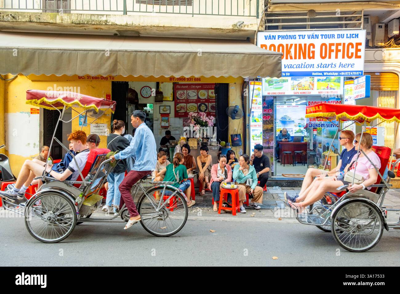 Vietnam, Hanoi, The Old Quarter or district of 36 corporations has become the tourist district Stock Photo
