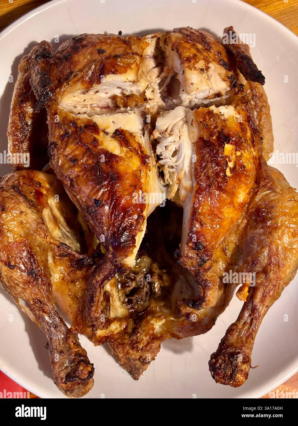 Roast chicken cooked check hi-res stock photography and images - Alamy