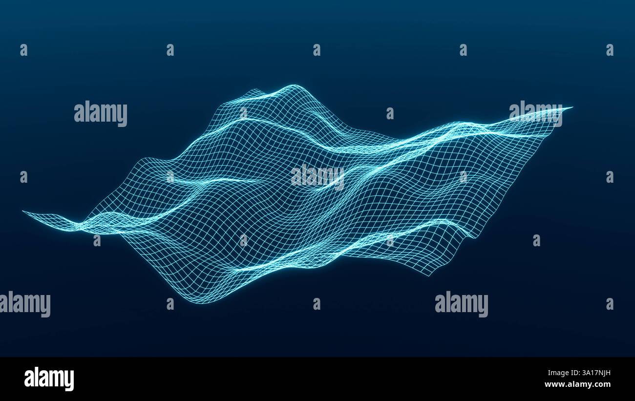 Vector map, wire frame, grid, science and technology. Vector map, wire frame, grid, science and technology. Digital wire, meassure, data, science, ana Stock Photo
